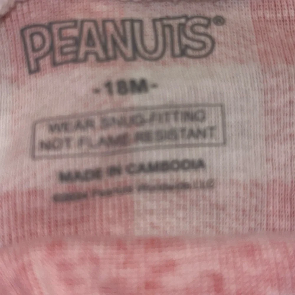 2- PEANUT 2pc Pajama Sets XMAS TIME 100% Cotton Long Sleeve Top & Pants 18 Month